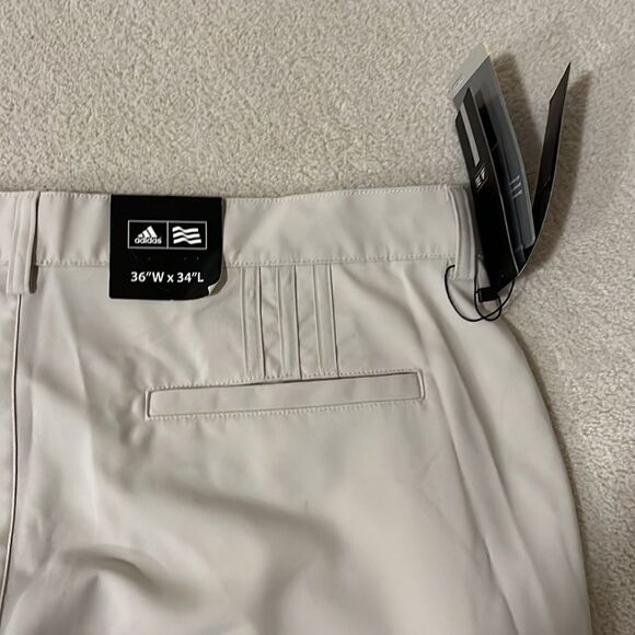 Adidas Golf ClimaLite Light Beige Golf Pants Size 36 X 34L -$99 New-NWT - Picture 10 of 11